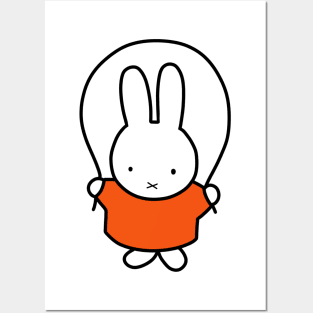 Miffy skipping rope Posters and Art